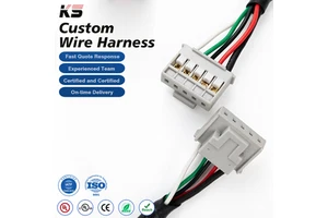 Ph 2.0mm to SH 1.0mm Pitch Terminal Connector Cable Assembly Silicone Cable Wire Harness