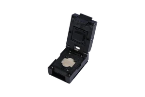 High - Density Standard IC Adapter Block 0.8 mm Pitch Clamshell Socket BGA 96 110 144 154 Aging Socket with Flip Over Design