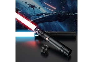 Star the Wars LED Lightsaber Fluorescent Battle Glitter Stick Outdoor Planet Space Metal Hilt Sword Heavy Dueling Light-Up Toys