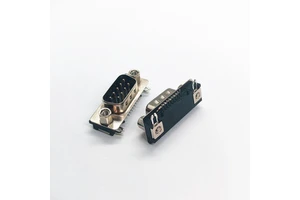 High Quality D-SUB Connectors 9pin DB9 Male Right Angle PCB Connector