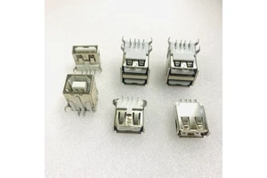 4-Pin SMD Micro USB Female Connector a B Type USB Connector