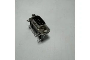 D-Sub Series Right Angle Male Adapter Plate Lock Copper Pin Gold-Plated Stainless Steel Pitch 2.84*2.77mm Computer Peripheral