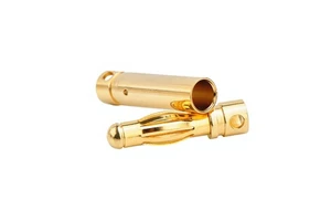 Amass GC4010 4mm Gold Plated Banana Plug 36A Male Female Connector 100% Genuine Ready To Ship Small MOQ For Heavy Duty RC Motor