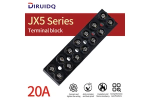 JX5 Series Terminal Block JX5-2002 JX5-2003 JX5-2004 JX5-2005 JX5-2007 JX5-2010 Terminal Post High Current Terminal Block