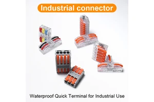 2Pin 3Pin 4Pin 5Pin Transparent Transmit Fast Wiring Connect Cable Connector For Electronic Cable