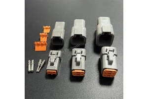 Deutsch DTP Series 6Pin Female Waterproof Automotive Electric Car Connector DTP04-6P/DTP06-6S With Terminals