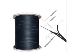 Outdoor Drop Cable 1 2 Core Fibra Optica 4 Hilo GJYXCH G657A1 G657A2 Single Mode Ftth Fiber Optic Cable 1KM 2KM Factory