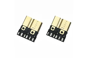 Micro USB 3.0 Gold Plated Housing Black Connector Box