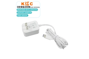 12V 2A US Plug Plug In AC To USB C Port Wall Mount Power Adapter Single Output For Phone Tablet Small Gadgets
