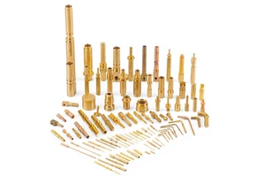 Custom Contact Pins Point Male Female Brass Crimp Terminal for Medical Cable Assembly