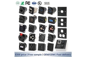 Network Adapter Plug Cat5e Cat6 Cat6a Cat8 Rj45 Keystone Jack D Type Modular Rj45 Adapter Straight Connector Panel Rj45 Splitter