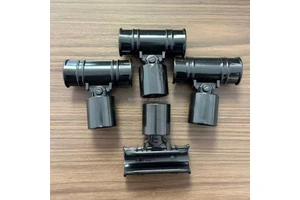 Low Cost Agricultural Greenhouse Frame Pipe Tube Film Fix Clip Plastic Connector for Sale Film Clamp