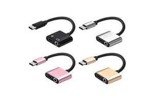 Type-c OTG Aux Adapter Usb Type -c Charging and Listening Music 2in1 Adapter