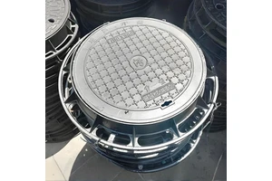 ZHENHAN Ductile Iron Manhole Ring and Cover Sets EN124 B125 C250 Standard Black High Quality & Durable Supplied Directly