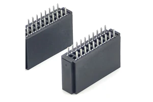 2.54mm Pitch DIN EDGE CARD SLOT Connector Copper Contact Straight H16.4mm PC3.5 2*10P