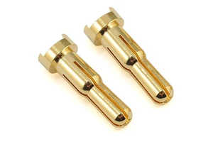 4mm and 5mm Common Fit Banana Bullet Plug Universal Male Gold Plated Spring Connector Low Profile for RC Parts
