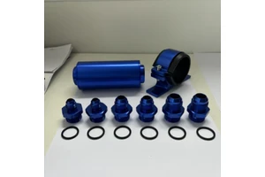 New 44MM/50MM/58MM AN6AN8AN10 Aluminum Oil Fuel Filter Element Connector Refitted Car Engine Parts 1 Year Warranty Universal