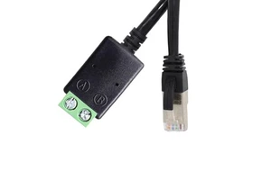 Factory Network Extension Cable RJ45 Male to 2Pin Screw Terminal Adapter Cable LAN Ethernet Connector Cable Accessory