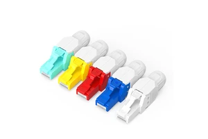 Ethernet Network Cat6 Cat6a Utp Rj45 Shielded Modular Lan Ez Connectors Toolless Plug