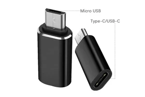 USB C to Micro USB Adapter Type C Female to Micro USB Male Convert Connector Support Charge Data Sync for Samsung Galaxy S7 S7