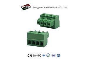 15EDGK 3.81 Bornier PCB Pluggable Terminal Block Connectors 2P-24P Right Angle KF2EDGK Copper MC1.5/-ST-3.81 MC1.5/-ST-3.5 EC381