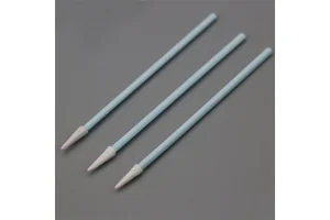 Small Pointed Sponge Swab for Semiconductor Cleaning Anti-Static Plastic Handle 100 PPI Polyurethane Foam Swab
