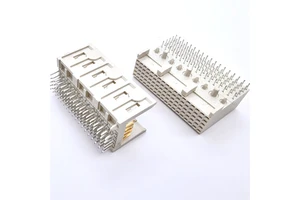 Soulin 2.0 Future Bus Five Row 90Pin Straight Male Right Angle Female Fisheye Solderless Backplane Connector