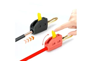 4mm Banana Plug High Current Quick Connect Gold-plated Banana Connector 32A Electrical test