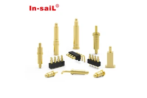 Lateral Recumbent Right Angle Stainless Steel Pogo Pin Connector Side Mount Spring Loaded Contact Pin 823 Series OEM/ODM CNC