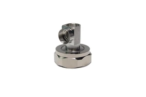 XIXIA Brass DIN Male Right Angle RF Coaxial Cable Plug 1/2'' SF Connector Model DINMA-9 DC~7.5GHz Jack