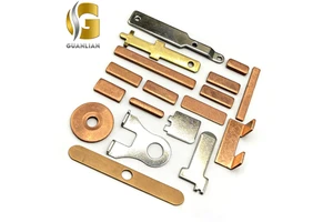 Custom Copper Brass Stainless Steel Stamping Parts Electrical Busbar Connector Terminal Sheet Metal Fabrication