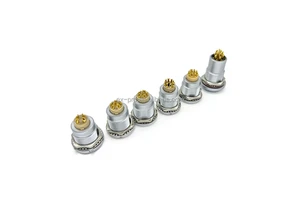 B Series Circular Connectors M7/M9/M12/M15/ Male/Female Connectors with IP68 Protection and Gold-Plated Contacts