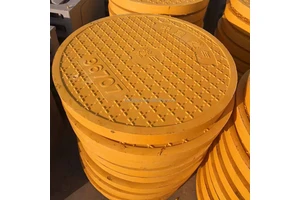 Moulded Fiberglass Manhole Cover Hinged FRP Sewage Manhole Cover Basalt Type with Smooth Grit Finishes Cut Welded Services
