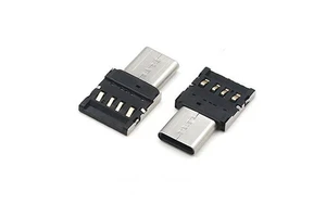 Type C to USB Adapter 2.0 Micro USB Male to USB a Female Data OTG Connector for Samsung Xiaomi Huawei