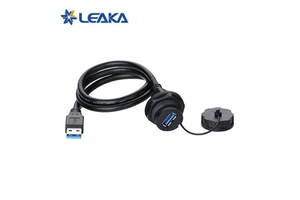 USB a Type Connector Plug IP67 Waterproof Panel Mount Connector Data Usb3.0 Connector