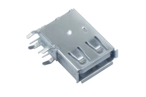 PCB 4 Pin USB 2.0 Side-insert Length Body DIP Type a Female USB Connector