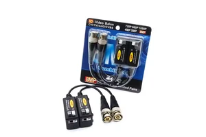 Video Balun 3MP 4MP 5MP 8MP Twisted Pair Transmitter 300M HD Passive CCTV Camera Video Bnc Connector for Security Camera System