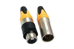 Waterproof XLR Audio Microphone Connector 3 4 5 6 7 Pin for Video & Audio Equipment
