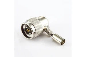 N-Type Right Angle Crimping RG316 Coaxial Cable Connector for RF Applications for Right-Angle RF Coaxial Connectors