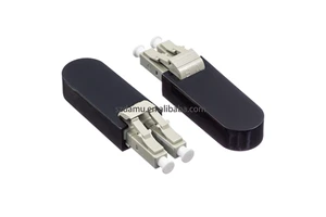 LC Fiber Optic Loopback Adapter OM1 50/125 Multimode Optical Fiber Loopback Module for Network Testing & Troubleshooting