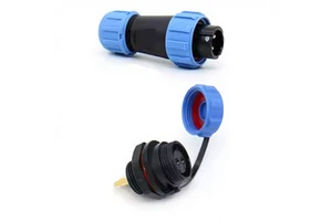 2Pins 30A SP21 IP68 Waterproof Aviation Cable Connectors Circular Plug Connector