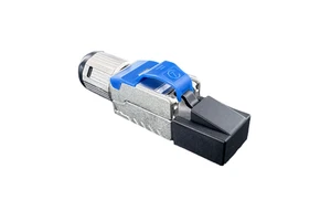 Ethernet CAT6 RJ45 Modular Plug FTP Shielded Bronze Contacts Network Cable Connector