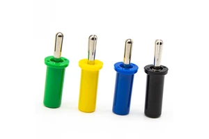 4mm Gold Plated Copper Banana Plug Solder Connection Speaker's Gold Banana Plugs Banana and Tip Connectors