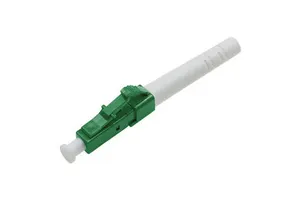 FTTH Supplier Fiber Optical Connector Green LC APC Single Mode Simplex 3.0mm Fiber Optic Connector