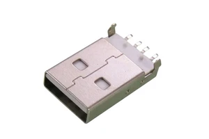 USB 2.0 Male a Type USB PCB Connector Plug 180 Degree SMT Male USB Connectors 4Pins SMD Charging Connector