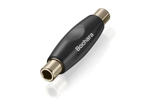 Bochara 1/4 TRS 6.35mm Female to Female Extension Adapter All Metal Audio Connector for Professional Audio Equipment