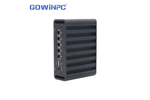 New Reliable N100/N97 Industrial PC 5x 2.5G I226-V LAN Dual for 4K Display Fanless Box for Edge Computing 3-Year Warranty