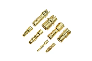 2mm 3mm 3.5mm 4mm 5mm 5.5mm 6mm 8mm RC Battery Gold-plated Bullet Banana Plug High Quality Male Female Bullet Banana Connector