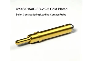 CYXS 015AP-FB-2.2-2 Gold Plated Spring Loading Test Probe, Four Claw Tip Contact Pin for PCB Testing