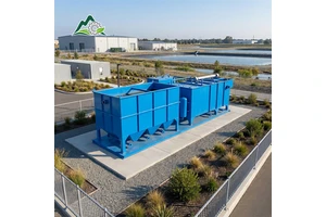 Youshan Containerized Integrated Sewage Treatment Equipment MBR System 250L-10000L Capacity 500L/Hour For Construction Site